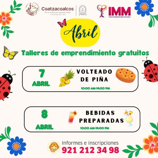 Talleres de emprendimiento gratuito: Abril – Instituto Municipal de la ...